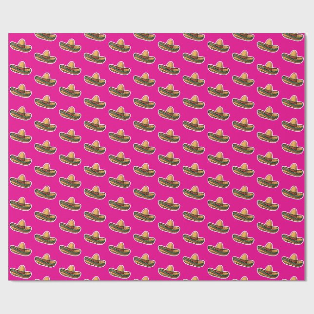 sombrero pattern wrapping paper (Flat)