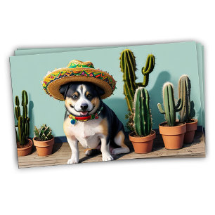 sombrero perro loyalty card
