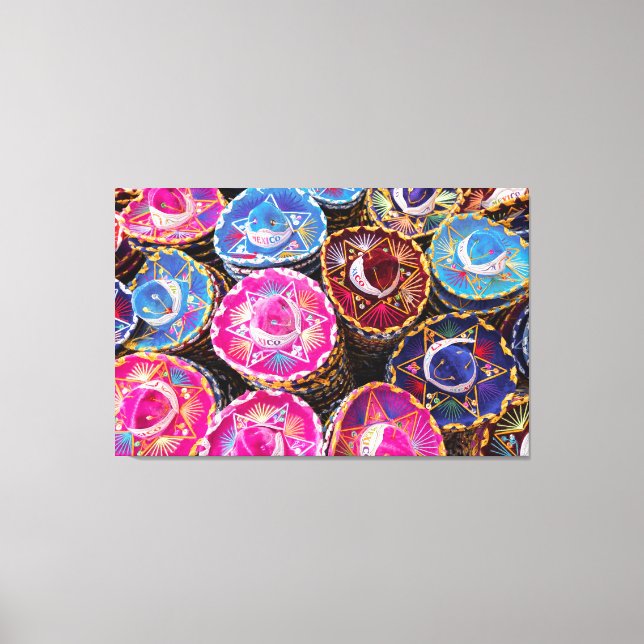 Sombreros Canvas Print (Front)