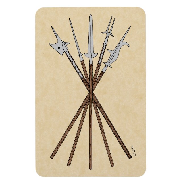 Some 16th Century Polearms Magnet (Vertical)