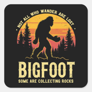 Some Are Collecting Rocks Geologist Rockhounding B Square Sticker