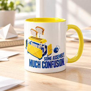 Some Assembly Much Confusion Origami Mug