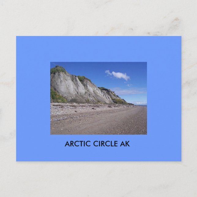 some bluff, ARCTIC CIRCLE AK Postcard (Front)