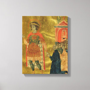 Some brothers praying to St. Theodore Canvas Print