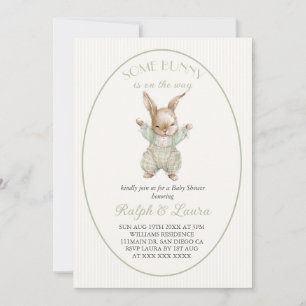 Some Bunny Baby Shower Gender Neutral Invitation