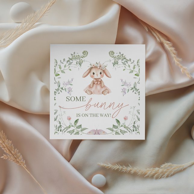 Some Bunny Baby Shower Paper Napkins (Creator Uploaded)