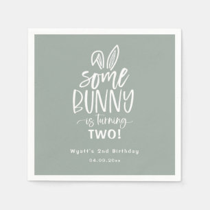 Some Bunny Birthday Party Napkins
