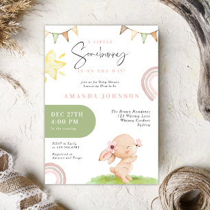 Some Bunny Easter Baby shower Invitation