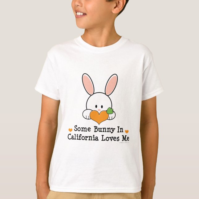 Some Bunny In California Loves Me Kids T-shirt (Front)
