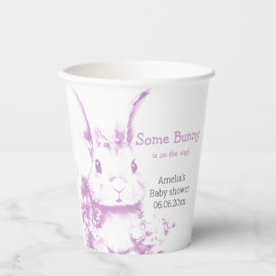 Some Bunny is coming Baby Shower Paper Cups