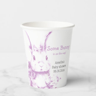 Some Bunny is coming Baby Shower Paper Cups