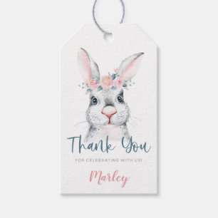 Some Bunny is Having a Birthday Thank You Favour Gift Tags