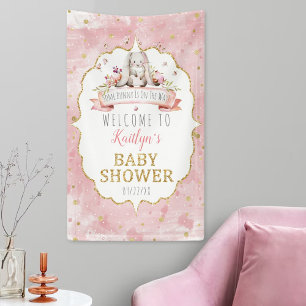 Some Bunny Is On The Way! Baby Shower Welcome Banner