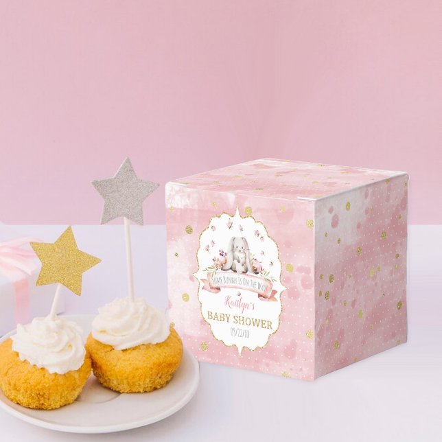 Some Bunny Is On The Way! Easter Baby Shower Favour Box (Creator Uploaded)