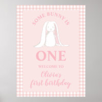 Some Bunny is One Pink First Birthday