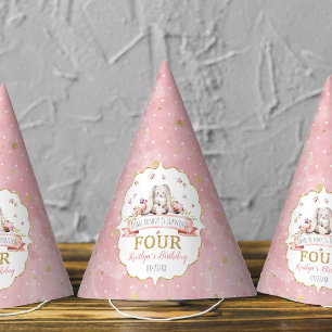 Some Bunny is Turning Four 4th Birthday Party Hat