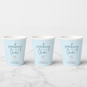 Some Bunny is turning One 1st Birthday Celebration Paper Cups