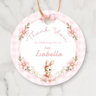 Some Bunny is Turning One 1st Birthday  Favour Tags