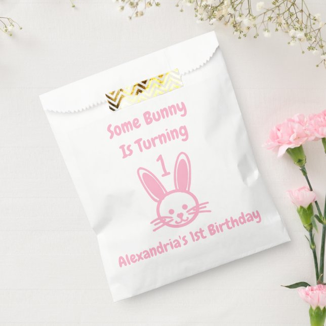 Some Bunny Is Turning One Birthday Favour Bags (Sealed)