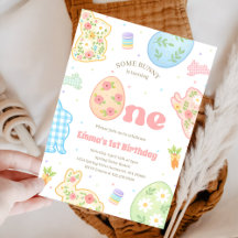 Some Bunny is Turning One Pastel Birthday