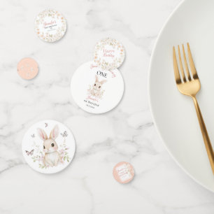 Some Bunny is Turning One Table Confetti