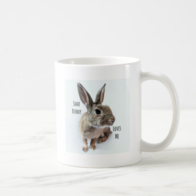 Some Bunny Loves Me Collection Rabbit Easter Coffee Mug (Right)