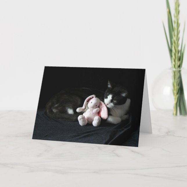 Some Bunny Loves Me Greeting Card (Front)