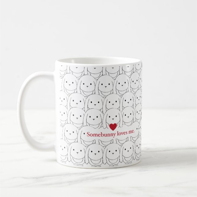 Some Bunny Loves Me Mug (Left)
