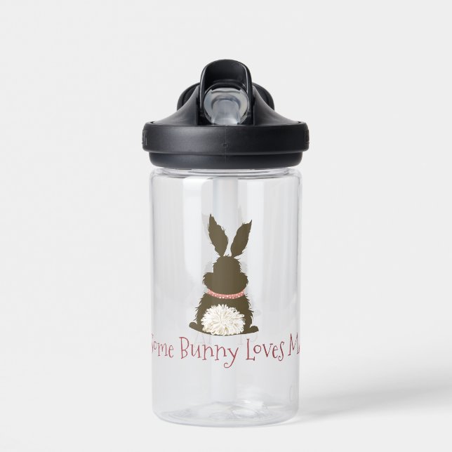 Some Bunny Loves Me Water Bottle (Front)
