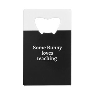 Some bunny loves teaching