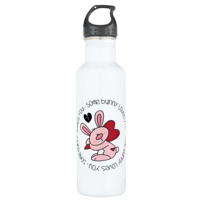 Some Bunny Loves You 710 Ml Water Bottle (Front)