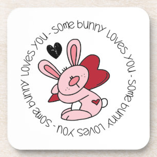 Some Bunny Loves You Coaster
