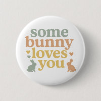 Some Bunny Loves You Cute Pastel Bunny