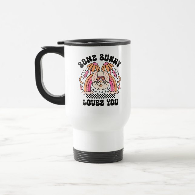 Some Bunny Loves You – Cute Rabbit Mug for Bunny  (Left)