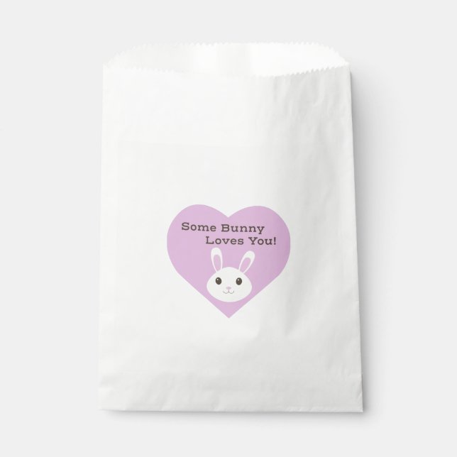 Some Bunny Loves You Favour Bags (Front)