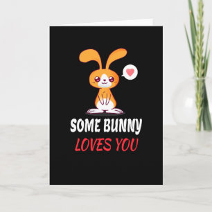 Some Bunny Loves You In Partnership Card