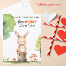 Some BUNNY loves you! Kids Happy Valentine's Day