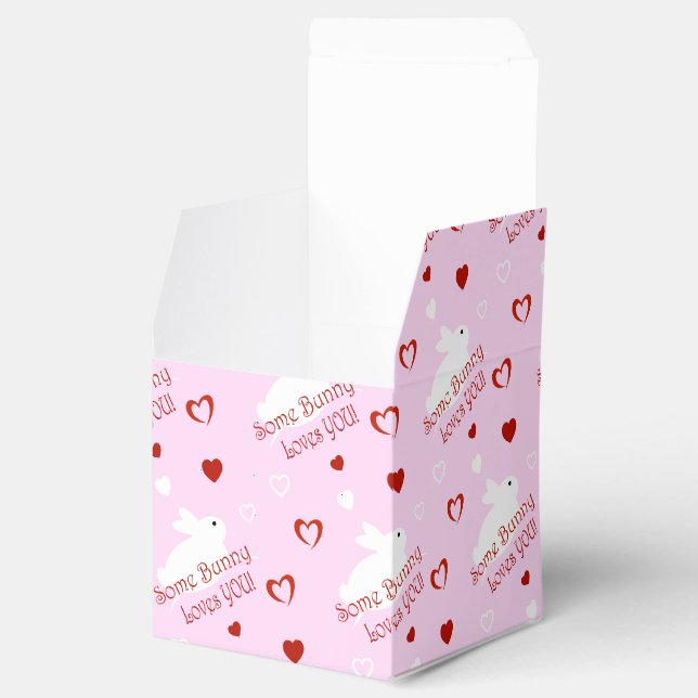 Some Bunny Loves YOU! Valentine's Day Favour Boxes (Opened)