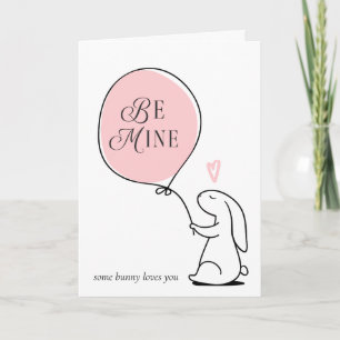 Some bunny loves you Valentine's Day Personalized Holiday Card