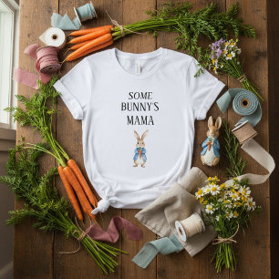 Some Bunny’s Mama Storybook Rabbit Baby Shower Tri-Blend Shirt