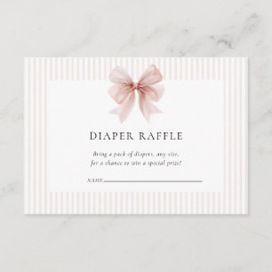 Some Bunny Sweet Pink Girl Baby Shower Enclosure Card