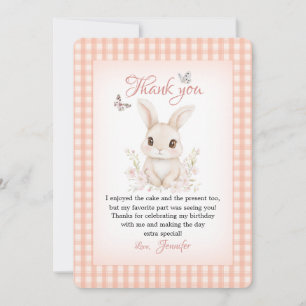 Some Bunny Thank You Card Watercolor