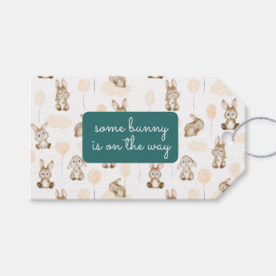 Some Bunny's On The Way Gender Neutral Baby Shower Gift Tags