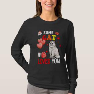 Some Cat Loving You Valentine's Day Animal T-Shirt