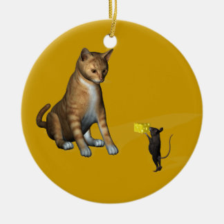 Some Cheese? Ceramic Tree Decoration