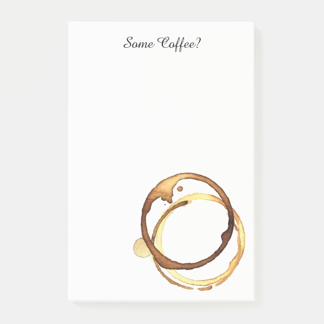 Some Coffee? Post-it Notes (Front)