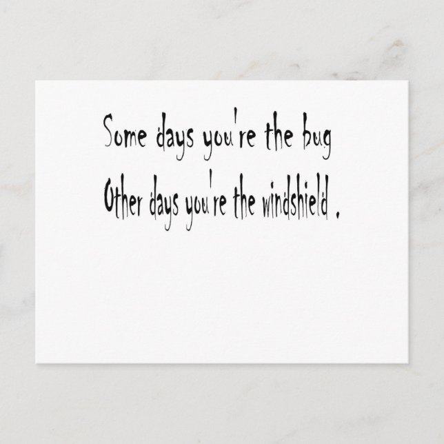 Some days postcard (Front)