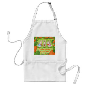 Some Easter Bunny Loves Me  Standard Apron