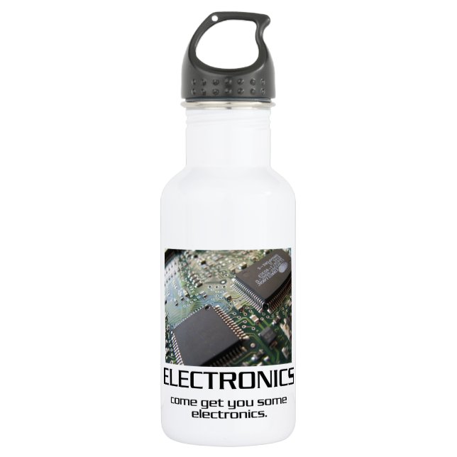 Some Electronics. 532 Ml Water Bottle (Front)