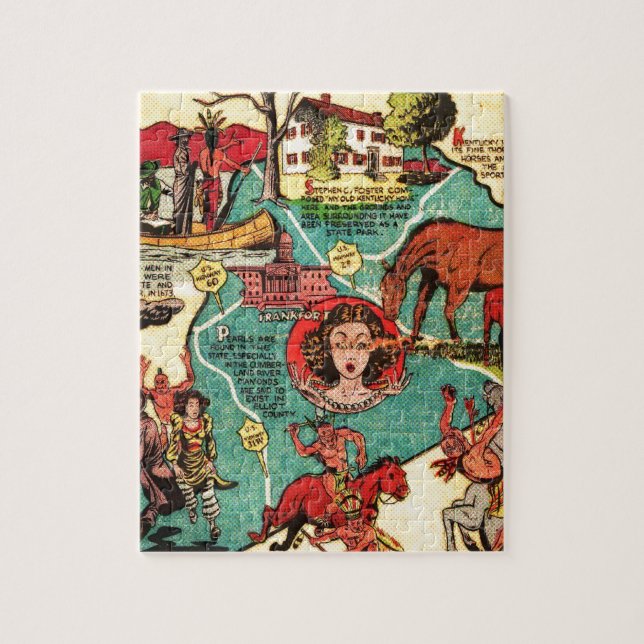 Some Facts About Kentucky Jigsaw Puzzle (Vertical)